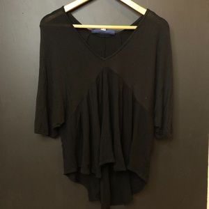 Black Flowy Top